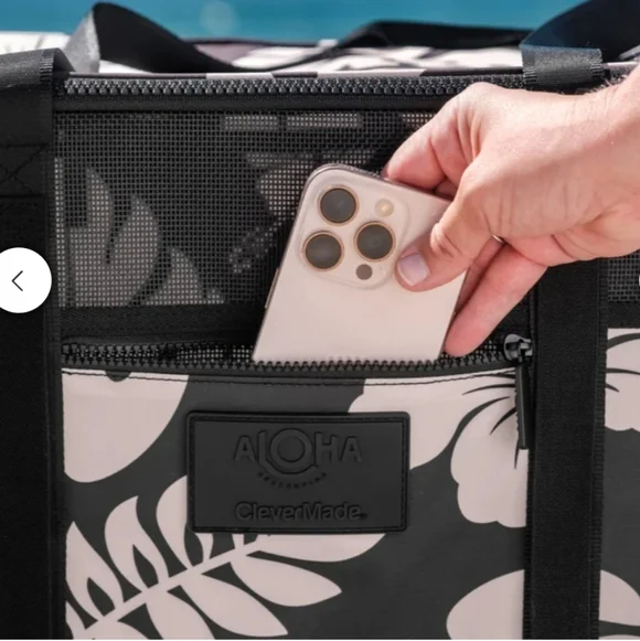 ALOHA Collection CleverMade Collapsible Beach Tote - Picture 2 of 8